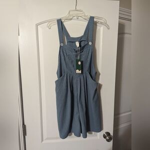 Halara (L) Shorts Coveralls (Waffle Material)